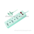 6-way shuner South African type socket and plug